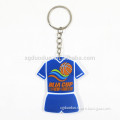 Yiwu Manre manufacturer custom pvc key ring jersey shaped rubber keychain souvenir keychain